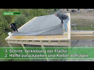 Carport mit ElastoTop eindecken - in 90min perfekt abgedichtet