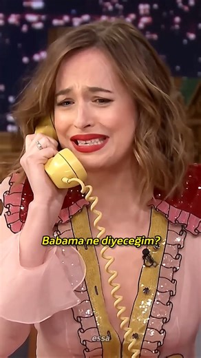 Dakota Johnson Palyaço Okulundan Reddedilirse! ✨️ #dakotajohnson #jimmyfallon