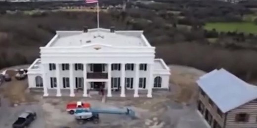 Kid Rock has built a replica of the White House to live in - with its own church