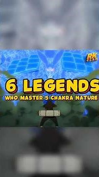 Top 6 Legends who Master 5 Chakra Nature without use of Dojutsu (தமிழ்) #facts #naruto #shorts