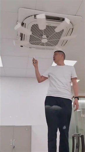 에어컨실링팬 천장형 시스템에어컨 무동력 순환팬 바람막이 프로펠러 저소음 무타공 냉난방기 에어컨바람개비