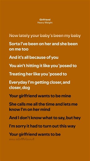 Girlfriend - Heavy Weight (Lyrics)