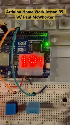 Arduino homework lesson 39. Condensing void loop. W/Paul McWhorter. #arduino