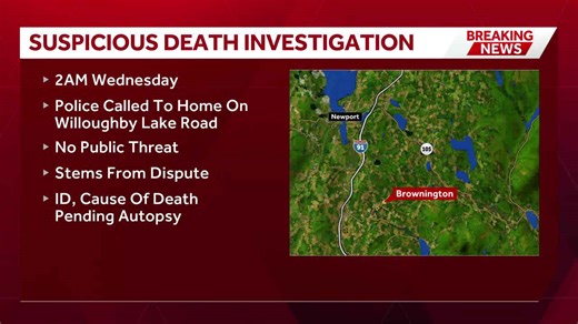 Vermont State Police investigate 'suspicious death' in Orleans County