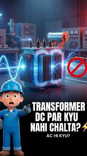 Transformer sirf AC supply par hi kyu kaam karta hai? ⚡