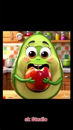 How to Apple apple #3danimation #kidsstory #apple #healthykids