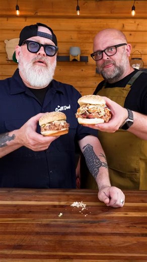 Learn from the Grill Dads on how to smoke pulled pork the right way, low and slow with Bear Mountain Gourmet Pellets. | Bear Mountain BBQ