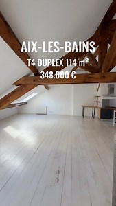 💙 EN VENTE 💙📍 Aix-les-Bains ✨ T4 duplex inversé en dernier étage, 142 m² au sol (115 m² Carrez), au sein d’une résidence de standing sécurisée. 🌅 Double exposition Est/Ouest 🛋️ Superbe pièce de vie de 50 m² baignée de lumière 🛏️ 3 chambres dont une suite parentale ❄️ Climatisation chauffage individuel gaz 🗝️ Cave 🚶‍♂️ Commerces au pied de l’immeuble 🚫 Aucun vis-à-vis Un bien rare sur le marché aixois, alliant cachet, volumes et confort, prêt à habiter. À découvrir sans tarder ✨https://a
