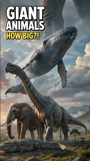Giant Animals on Earth 🦖 | 15 Biggest Animals Ever Found | Largest Animals in the World
