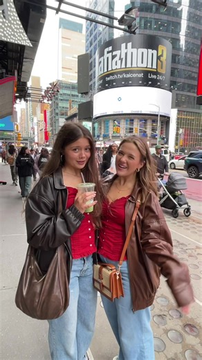 just two gals frolicking around new york🗽🍎(we know two dance moves) | dancin'