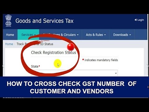 How to check GST Number of Customers/vendors to ensure GST number provided by them is valid or not