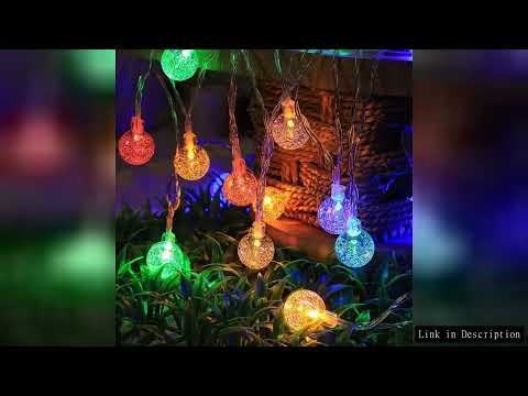 Bubble Crystal Ball String Lights - LED Fairy Lights USB/Battery Powered for Wedding, Christmas, Par
