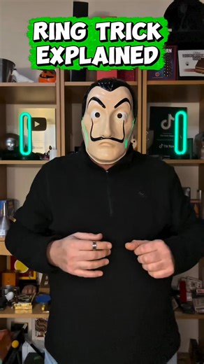 Amazing ring trick tutorial 🪄 #magic #magician #tricks #magictricks #foryou | The mask magic