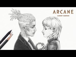 How to draw Powder and Ekko | ARCANE Season 2 | Jinx | Powder | Ekko | Drawing Tutorials