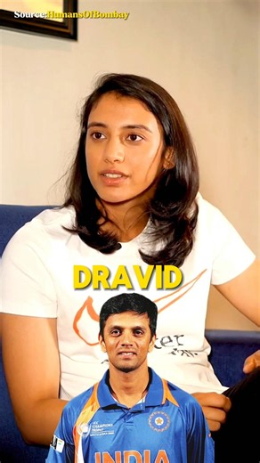 Double Hundred with Dravid's Bat. #rahuldravid #smritimandhana #cricketindia #womenscricket