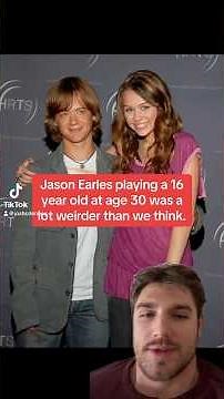 JASON EARLES was the oldest teenager all time. #disneychannel #disney #mileycyrus