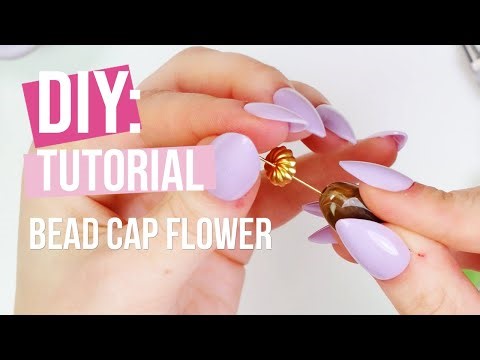 DIY - Bead cap flower