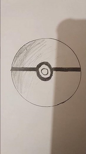 How to Draw a Poké Ball 🎨 Easy Step-by-Step