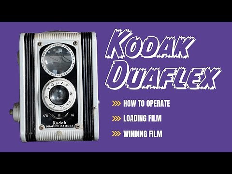 How to Load and Operate a Kodak Duaflex Film Camera