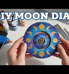 How to Make a Simple Rotating Lunar Phase Dial for Easy Moon Observation