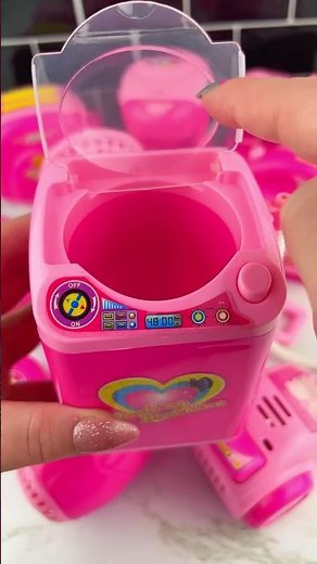 Cute Mini Washing Machine Satisfying Video ASMR! #shorts #mini 🫧