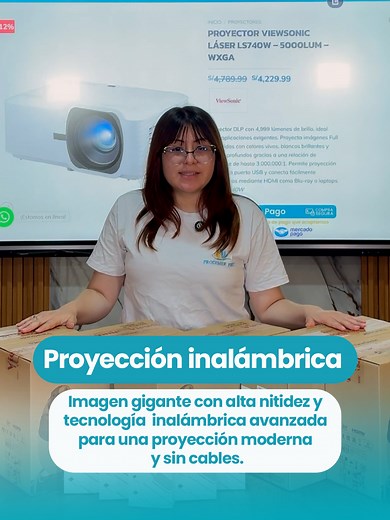 Proyector láser ViewSonic LS740W: Alto rendimiento en Perú