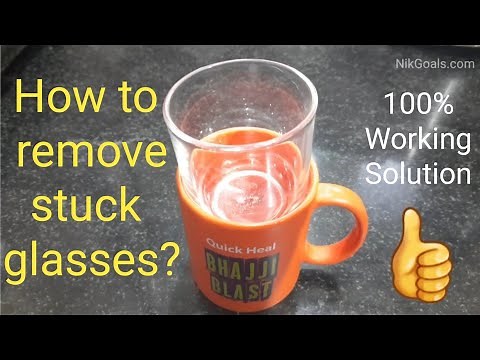 How to remove stuck glass from mug | How to separate two glasses that are stuck together | NikGoals
