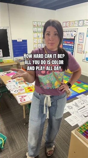 “All preschool teachers do is color and play all day.” Be so for real