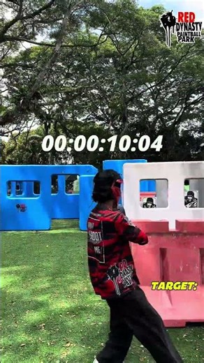 100% Accuracy? 🤯 Watch our staff Litten Luthfil at this Insane Paintball Course! #stafftraining #HR