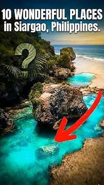 10 Wonderful Places in Siargao, Philippines #travelshorts #youtubeshorts #philippines #shorts