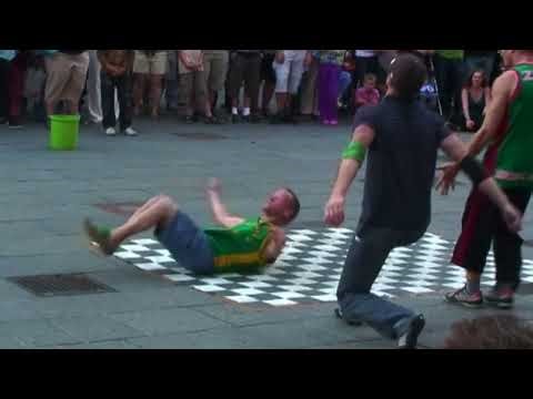 Street acrobats, breakdance