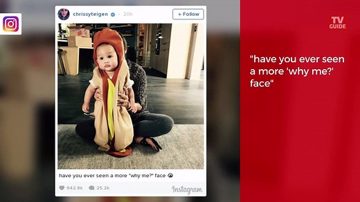 14K views · 24 reactions | Chrissy Teigen celebrated daughter's first Halloween with multiple costume changes | TV Guide | Facebook