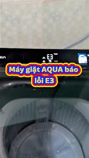 Instructions on how to fix Aqua washing machine error E3. #washingmachinerepair #electricity