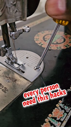 tailorjankari on Instagram: "Scrowdriver not work try this tips || need every person this tips and life hacks #silaitips #silaimachineproblemsolution #silaireel"