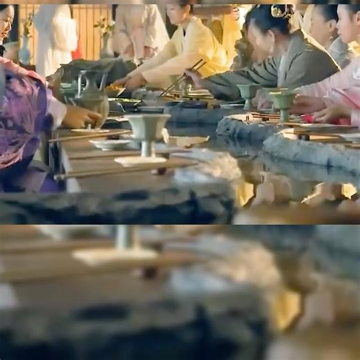 Floating Feast : History's Chillest Banquet 曲水流觴 #Shorts