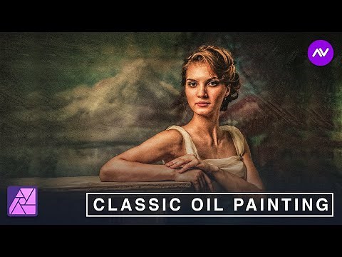 Classic Oil Painting Photo Effects in Affinity Photo | Affinity Photo Tutorial