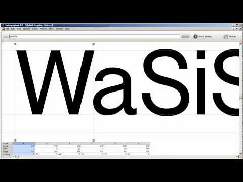 My First Font in Fontographer 5