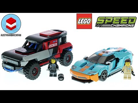 LEGO Speed Champions 76905 Ford GT Heritage Edition and Bronco R - Lego Speed Build Review