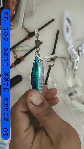 how to set up micro jigg #jigging #fishinglures #deepseafishing