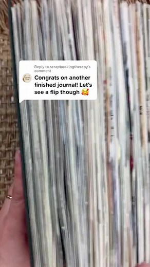 2.3K views · 63 reactions | ASMR_Replying to scrapbookingtherapy My 2nd finished journal! Hope you enjoy this flip thro part 1 #journal #asmrvideo #calmingsounds #scrapbooking #junkjournal #asmr #foryou #real | Journal ASMR | Facebook