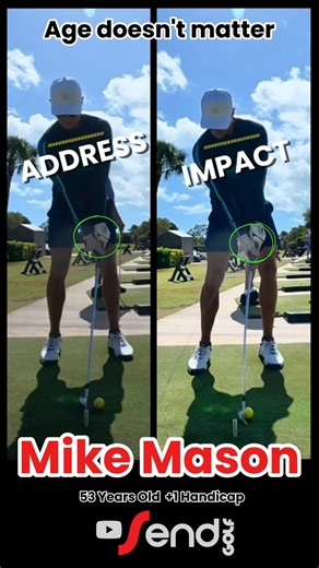 How to have a smooth golf swing - Ball striking drill for the range #beginnergolf #golftips #golf