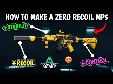 How to Make A NO RECOIL MP5 in Delta Force Mobile (Zero Recoil Build)