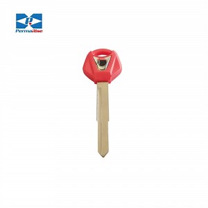[Hot Item] Wholesale Motorcycle Key Duplicate Usage Colorful Handle Key Blank