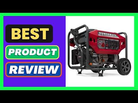 Powermate PM4500 4,500-Watt Dual-Fuel Compatible Portable Generator