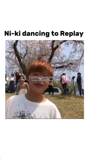 Pre-debut Ni-ki dancing to Replay #nikienhypen #ni_ki #shorts