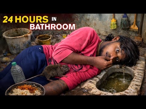 Living 24 Hours In Bathroom, Win ₹24000 😲