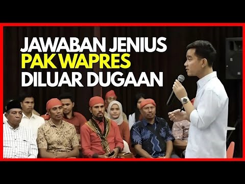 Mr. Gibran's Genius Answer Beyond BMKG's Expectations