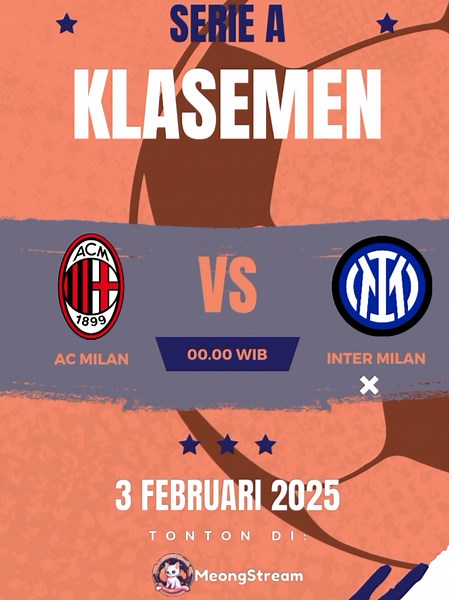 Live Streaming AC Milan vs Inter Milan Match 2025
