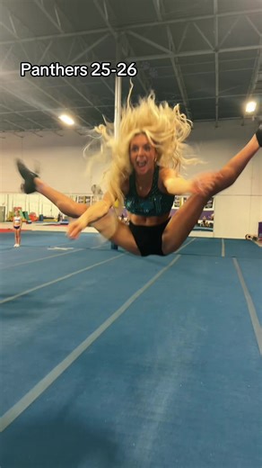 What I would open with #tumbling #cheertok #cheerleadersoftiktok #lag #panthers