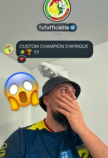 Crampons personnalisés pour les champions d'Afrique !